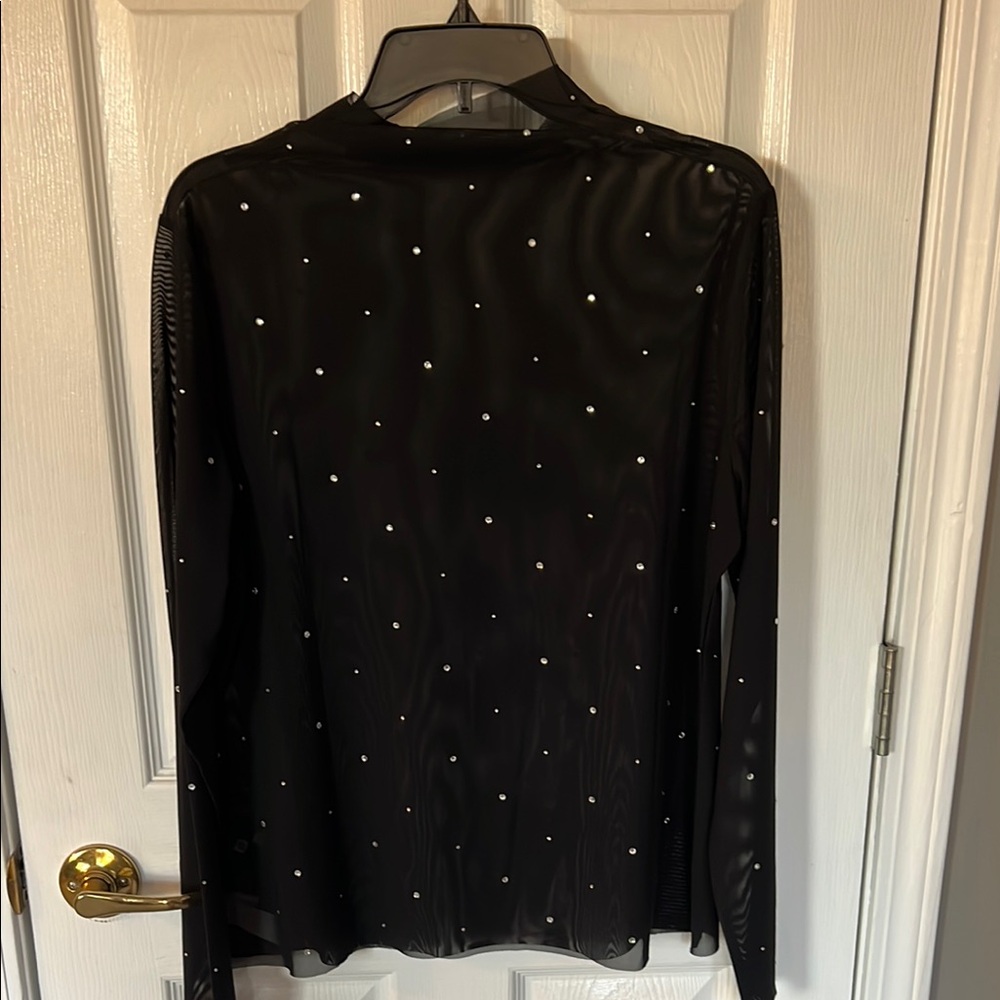 Elegant Black Long Sleeve Top